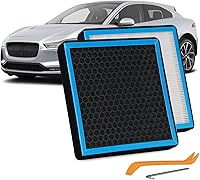 Vista 13 de FL3Z19N619A - Filtro de aire acondicionado HEPA de cabina con carbón activado, accesorios de filtro de aire de cabina de repuesto compatibles