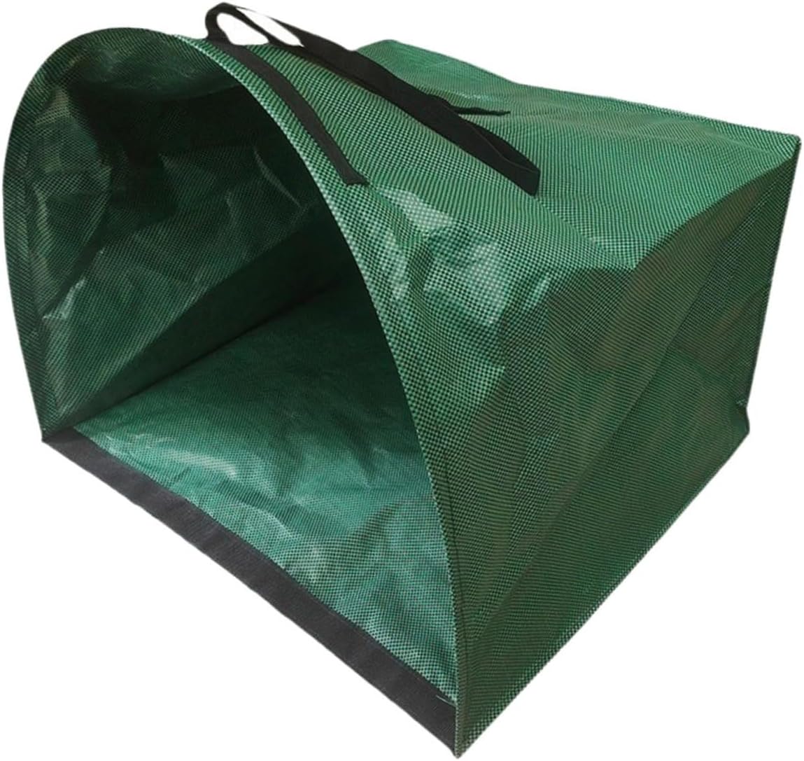 Leaf Bag Large Capacity Garden Trash Bag for Easy Debris Collection Durable Collapsible Design with Woven Handles for Lawn Maintenance Outdoor Activities