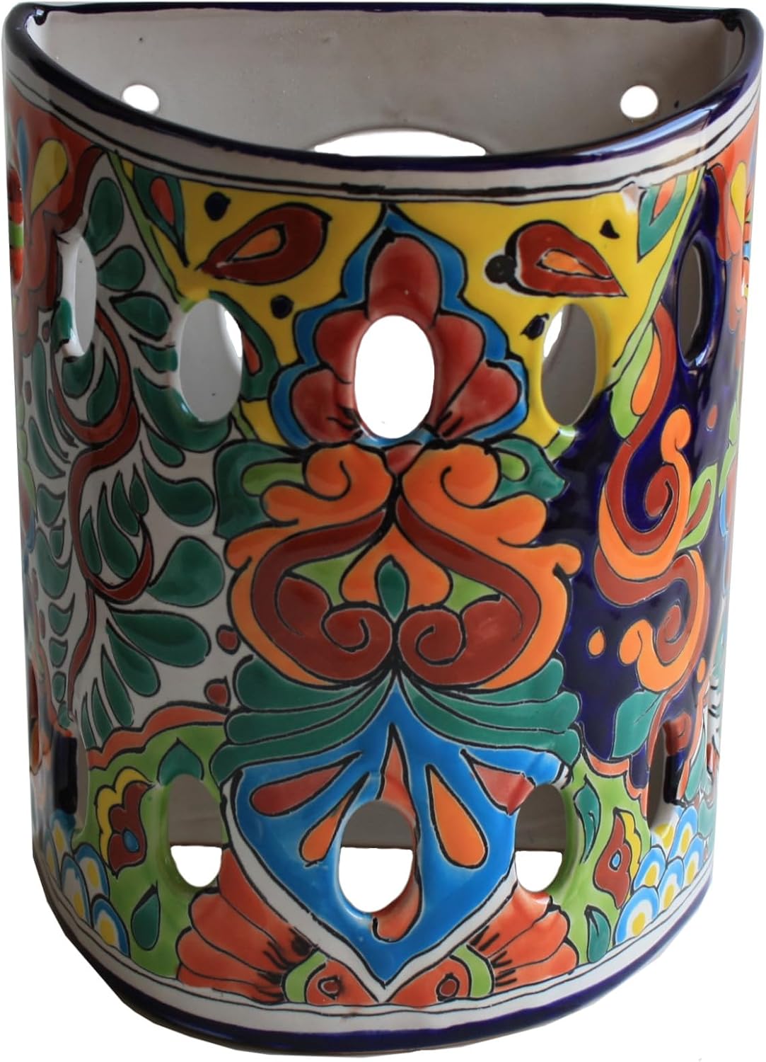Rainbow Talavera Ceramic Sconce