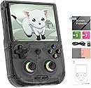 RG406V Retro Handheld Game Console 4-inch IPS Multi-touch Screen Android 13 5500mAh RG 406V Video Games Built-in Hall Joystick RGB Lighting Support 1080p DP Output WIFI Bluetooth (RG406V Black TR)