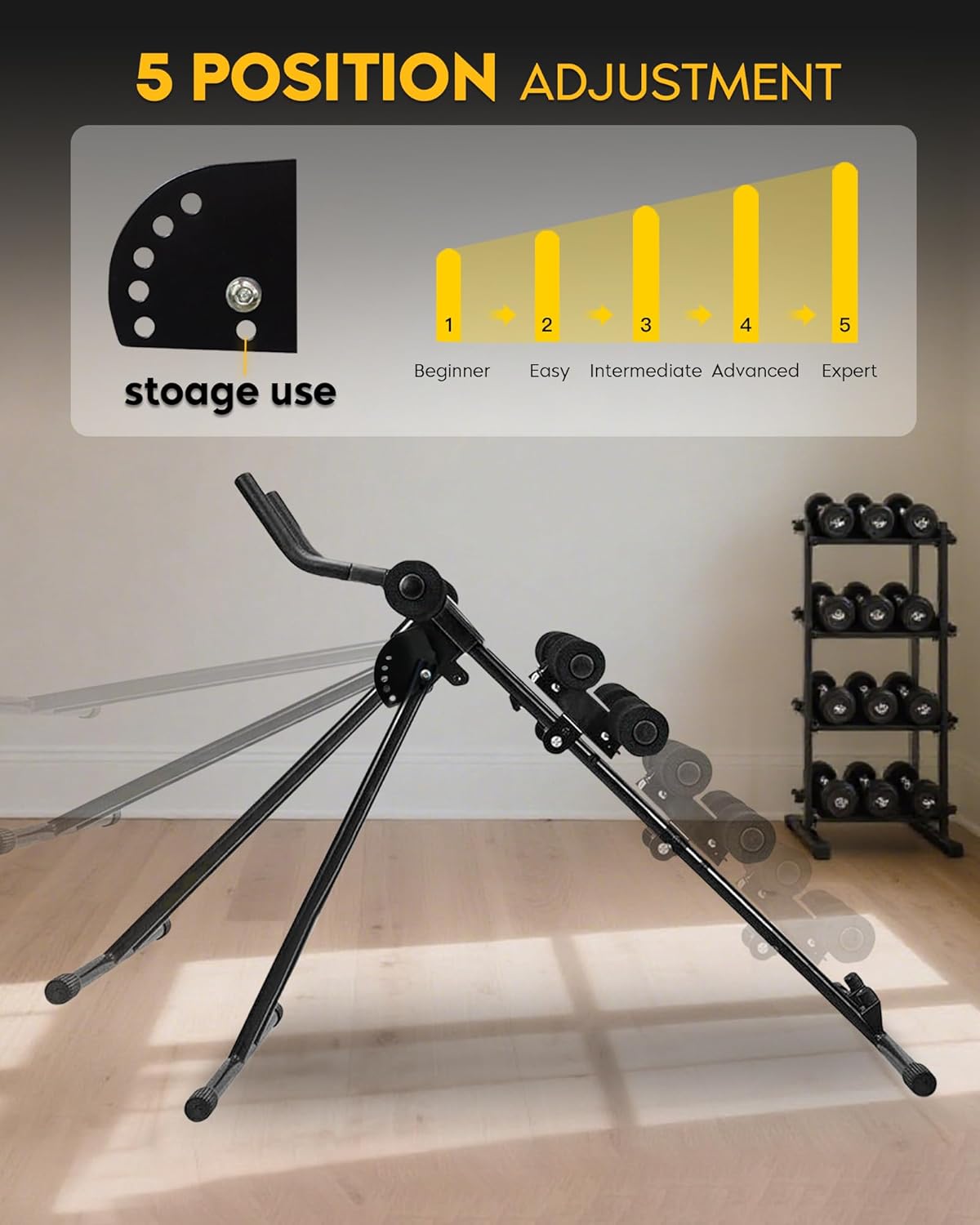 Hasizom tréner használat közben