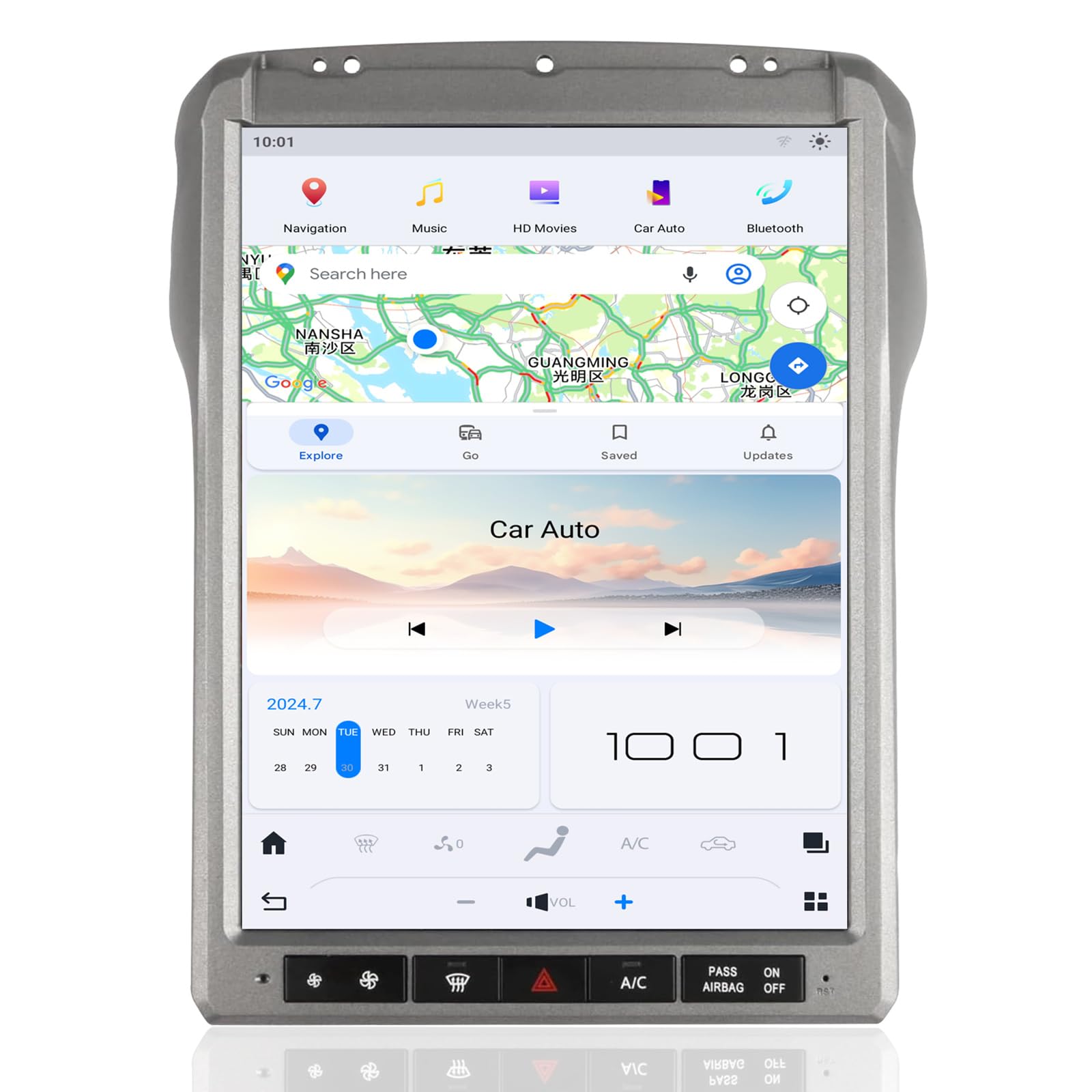 Qualcomm Car Radio for Ford F250 F350 F450 2013 2014 2015 2016 SYNC2 Stereo Android 13 Replacement Carplay Android Auto Upgrade 12.1 Inch 2K IPS Touch Screen Tesla Style Navigation Multimedia Play