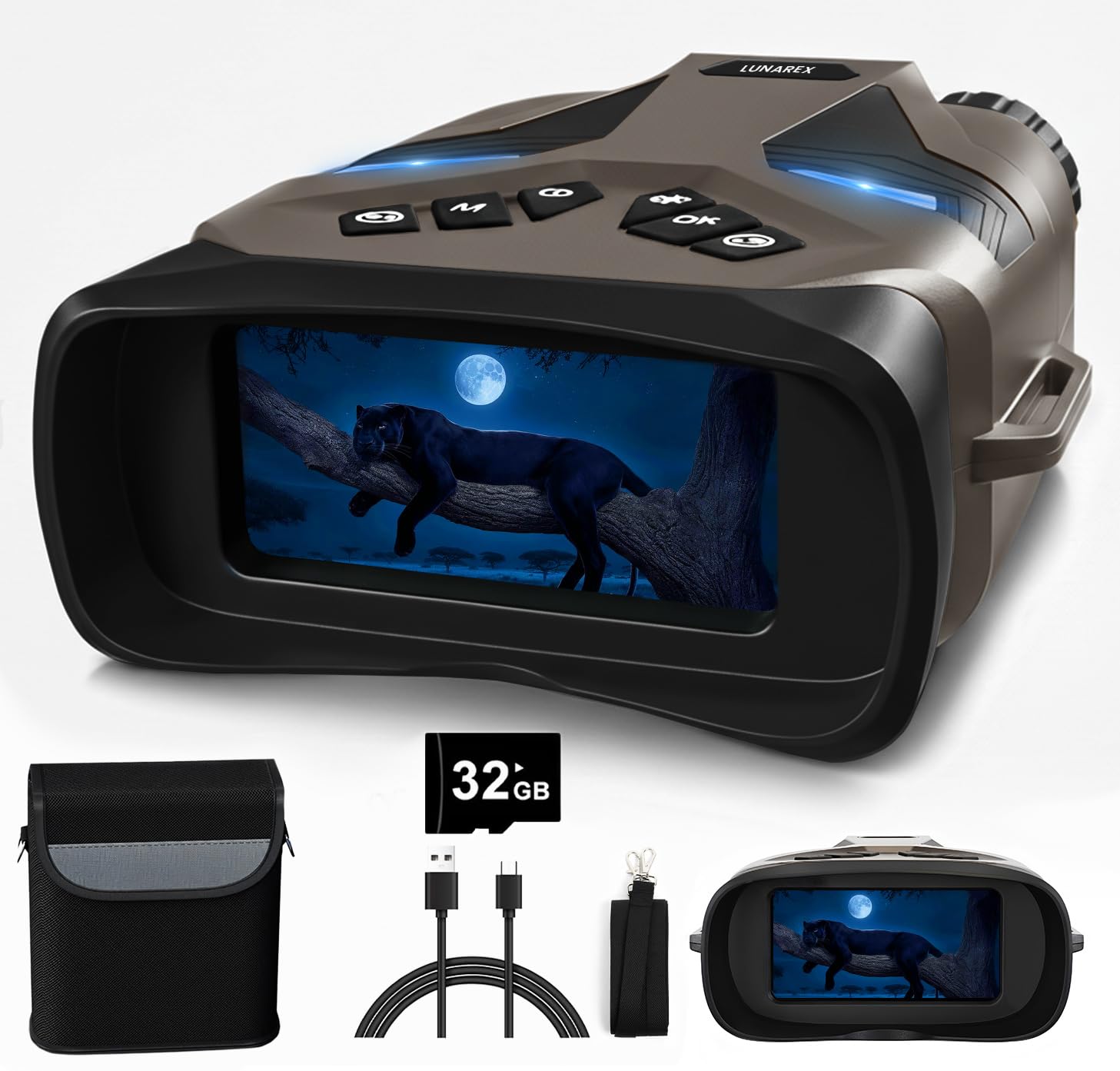 Amazon.com: LUNAREX 4K Night Vision Goggles for Adults – Digital