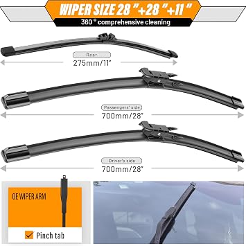 AUTOBOO Windshield Wiper Blade Replacement for Ford Escape 2013-2019