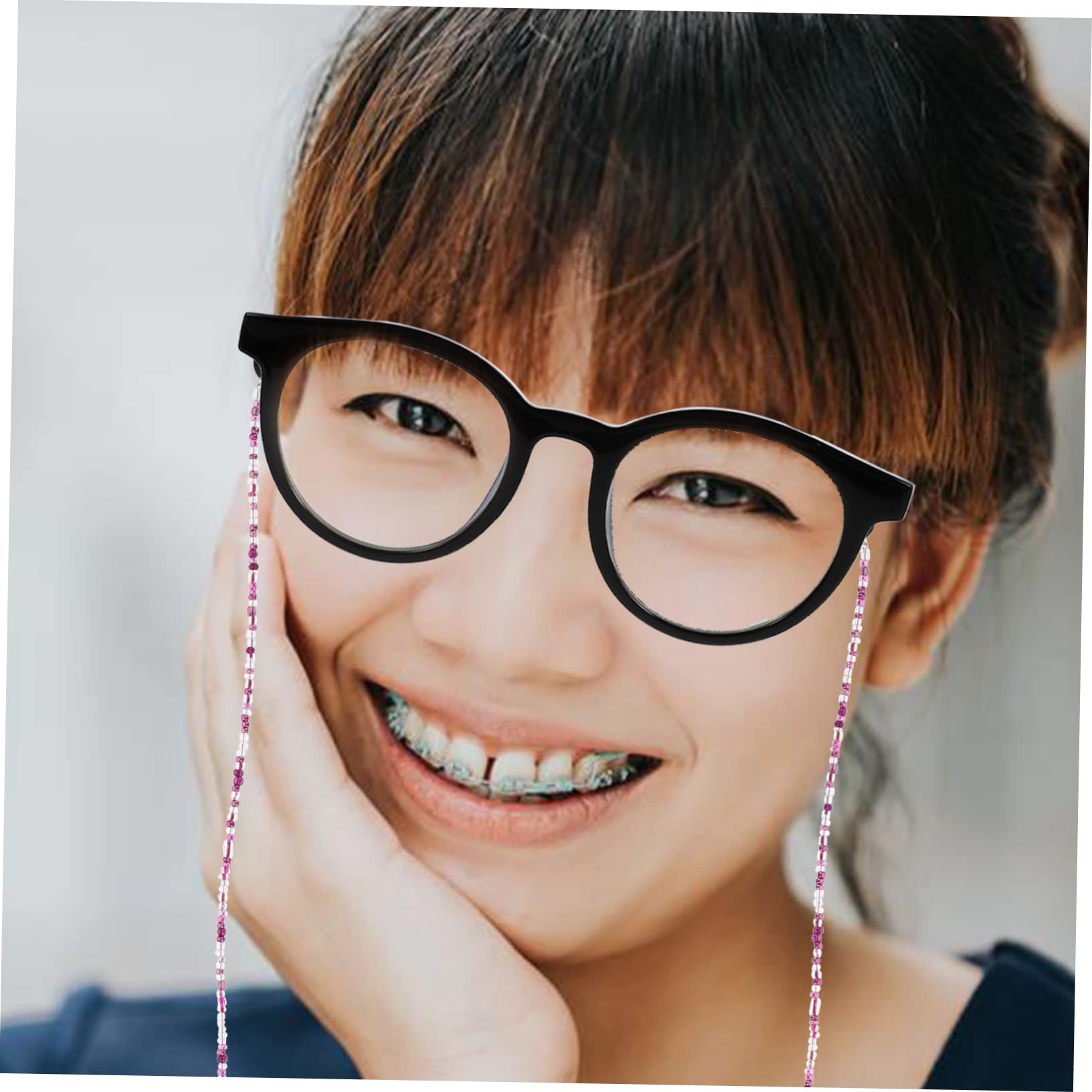 FRCOLOR Cadena Para Gafas Ajustable Elegante Azul Para Mujer Con Cordón Para Gafas De Sol Cuerda Para Gafas Para Hombre
