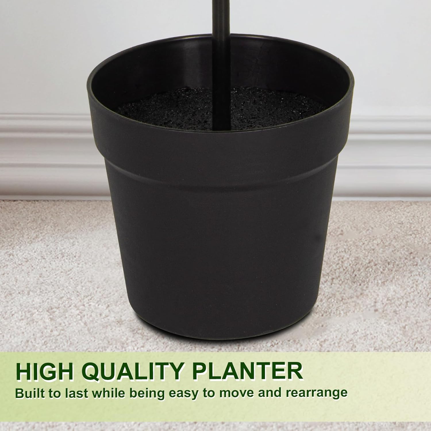 3FT UV-Resistant Artificial Triple Ball Boxwood Topiary Set of 2, All-Weather Outdoor & Indoor Decor for Garden, Porch, Entryway