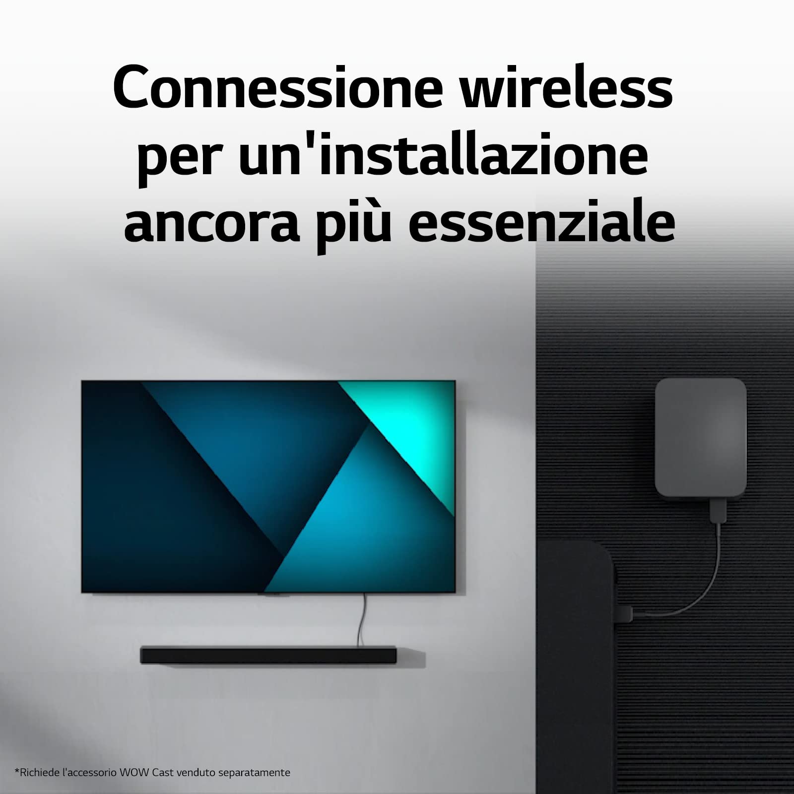 LG SC9S Soundbar TV 400W, 3.1.3 Canali con Subwoofer Wireless, 3 canali up-firing, Staffe per TV OLED C2 e C3 incluse, Soundbar Dolby Atmos, DTS:X, IMAX Enhanced, VRR, ALLM, Wi-Fi, HDMI In/Out