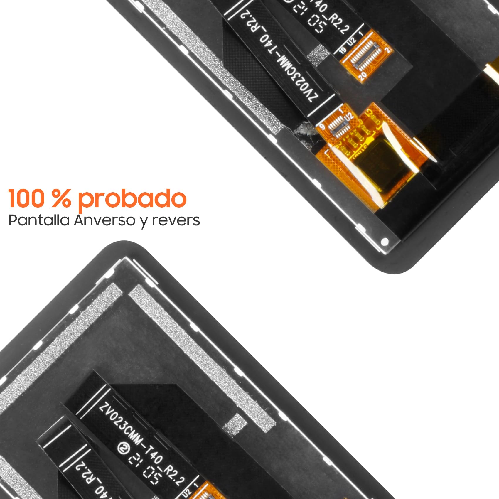 Pantalla LCD para GoPro Hero 9/10/11/12 Display, Negro Sin Marco | Screen Replacement para GoPro Hero 9/10/11/12 Digitalizador Táctil Asamblea con Kit de Reparación