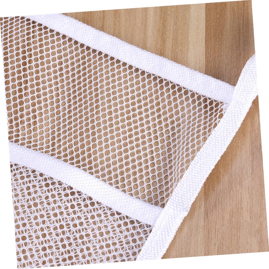 Bathtub Toy Organizer Set Mesh Storage Bag with Suction Hooks