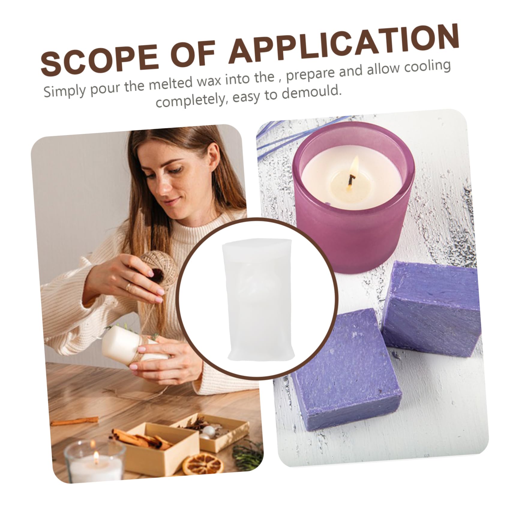 SEWACC 3piezas Molde Para Velas Forma De Ángel Para Jabón y Para Actividades Familia y Decoraciones Artesanales