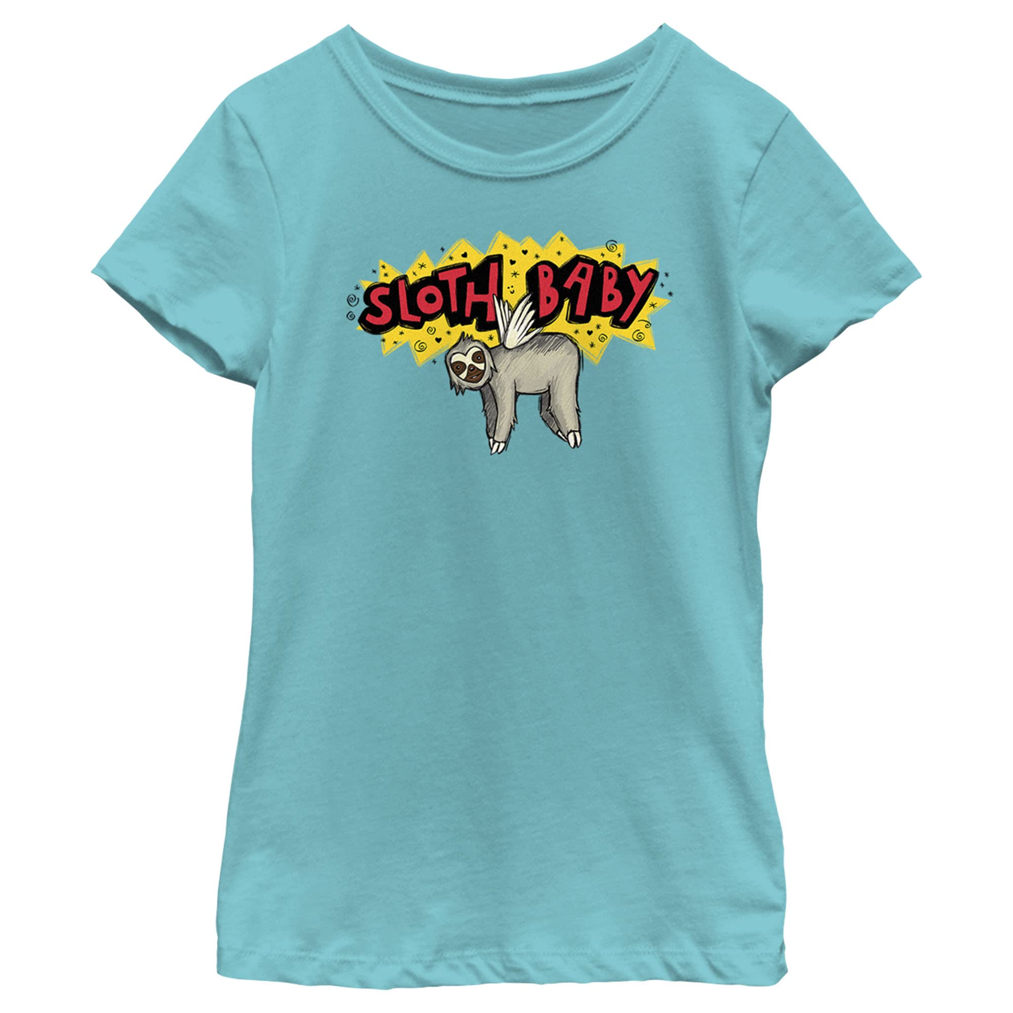 Marvel Ms Sloth - Camiseta de Manga Corta para bebé Camiseta para Niñas