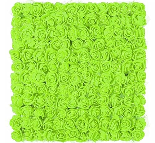 EliteKoopers 144Pcs Mini Artificial Flowers Foam Rose Heads For Home Wedding Party Decor Bouquet