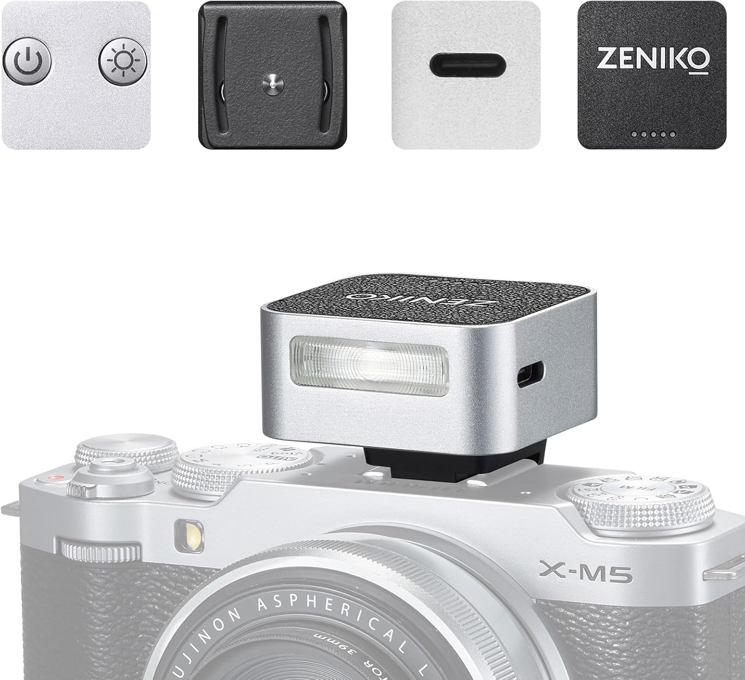 Retropie Flash On Camera Flash Zeniko ZF08 Aluminum Mini Flash