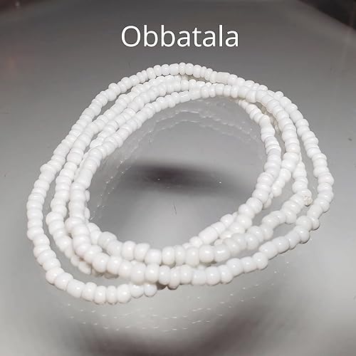Miniatura 5 de Juego de collar de cuentas de santería de 9 piezas Eleke- Orula Eleggua Shango Yemaya Obbatala Oya Oshun Oggun Ochosi - Babalawo Ifa Yoruba