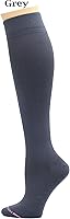 Vista 25 de Dr. Motion Calcetines de compresión para hombres y mujeres, el mejor ajuste atlético graduado para caminar, senderismo, correr, enfermeras, 5 pares
