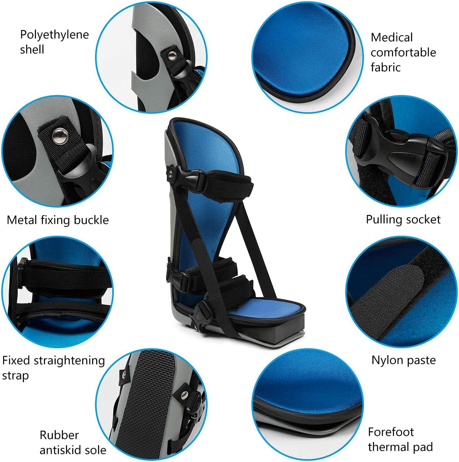 Fascite plantare Notte Stecca Piede Supporto Avvio Tendinite Brace per Fascia Tendine e Vitello Stretching Heel Bone