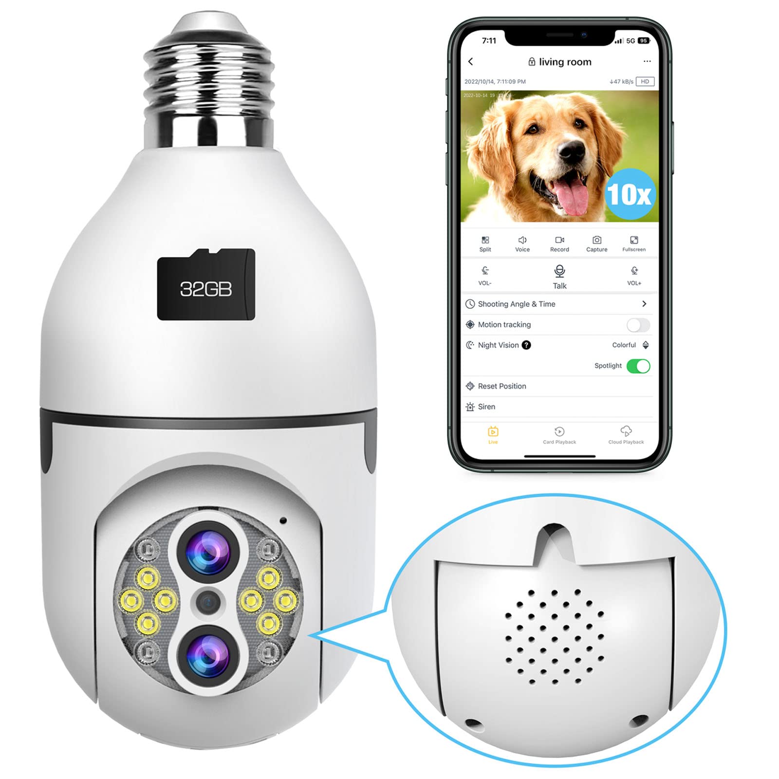 Eyetoo E27 LIGHT SOCKET CAMERA