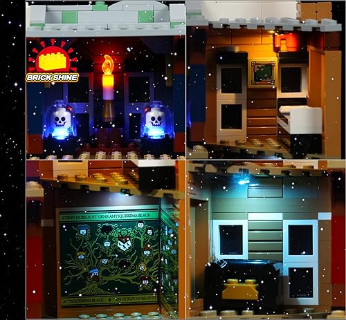 Miniatura 9 de Kit de luz para Lego 12 Grimmauld Place 76408 (juego de lego no incluido) (control de sonido)