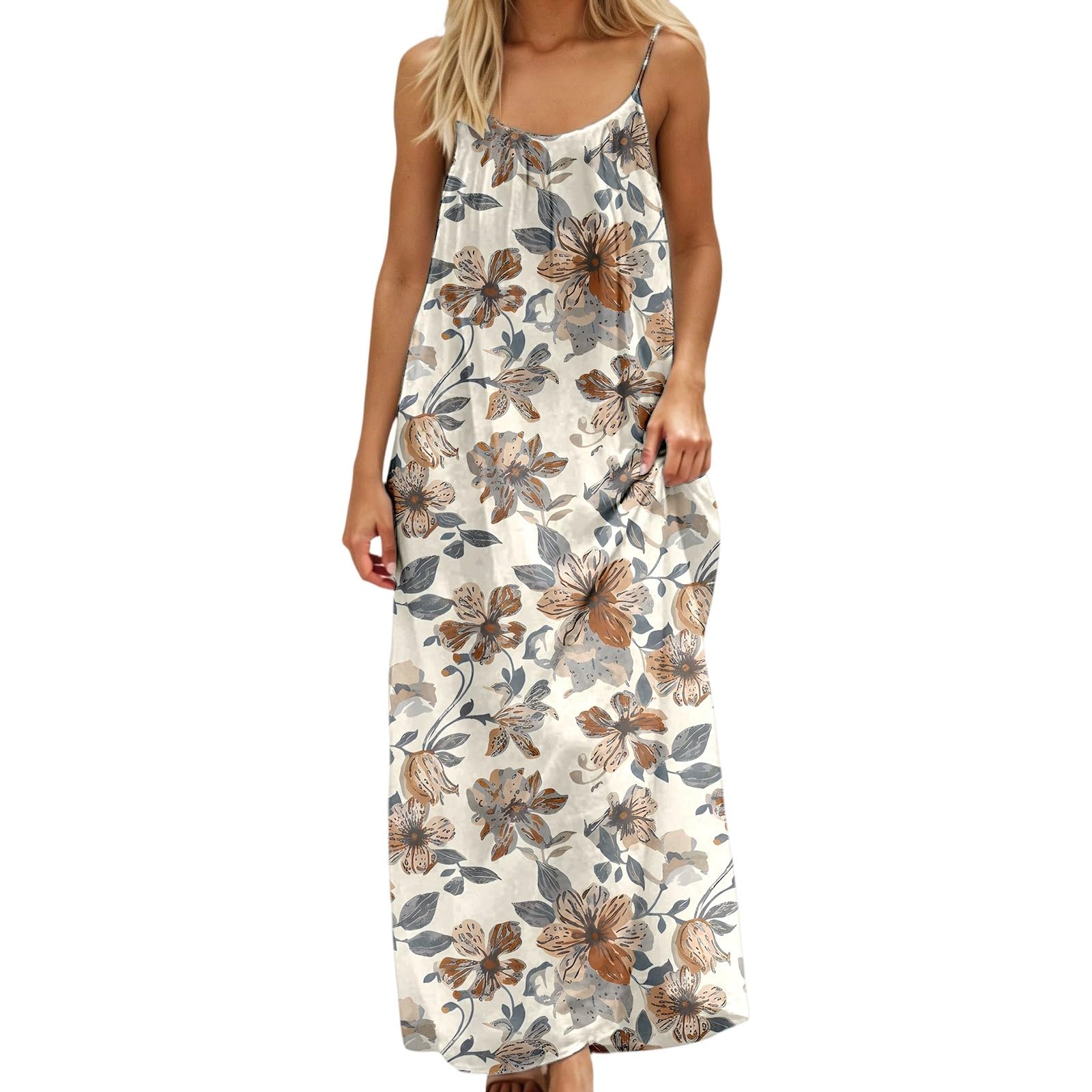 Robe d'été pour femme sans manches loose, le confort absolu en vacances - 5