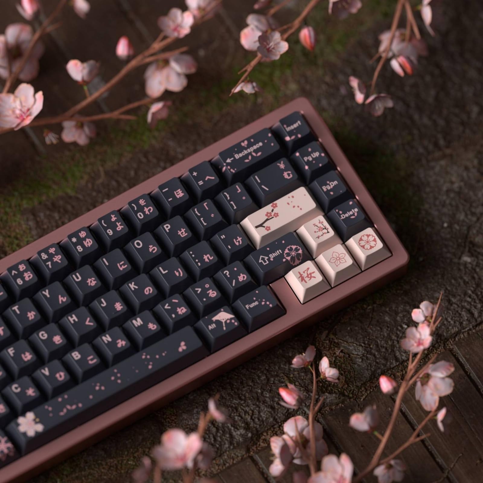 Set di Keycaps Giapponesi Keycaps in PBT Ergonomici Tasti per Giocatore