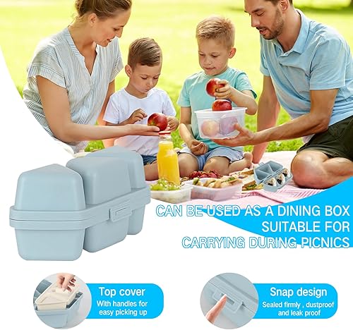 Miniatura 4 de HIBILDER Molde de Onigiri 6 en 1, molde triangular para sushi, una vez que hace rápidamente 6 piezas de sushi, molde multifuncional para hacer y