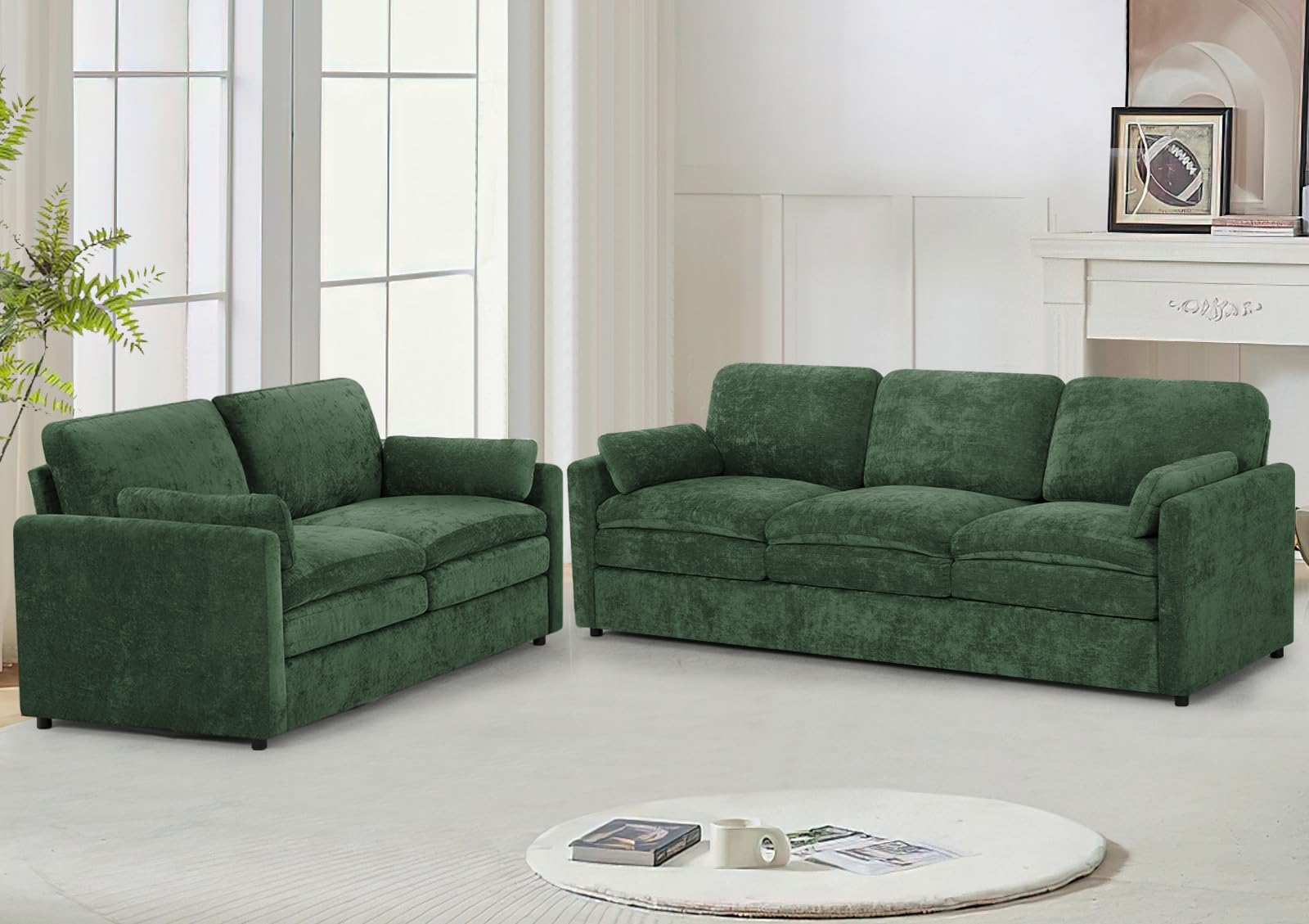 Lesofair Chenille Sofa Set