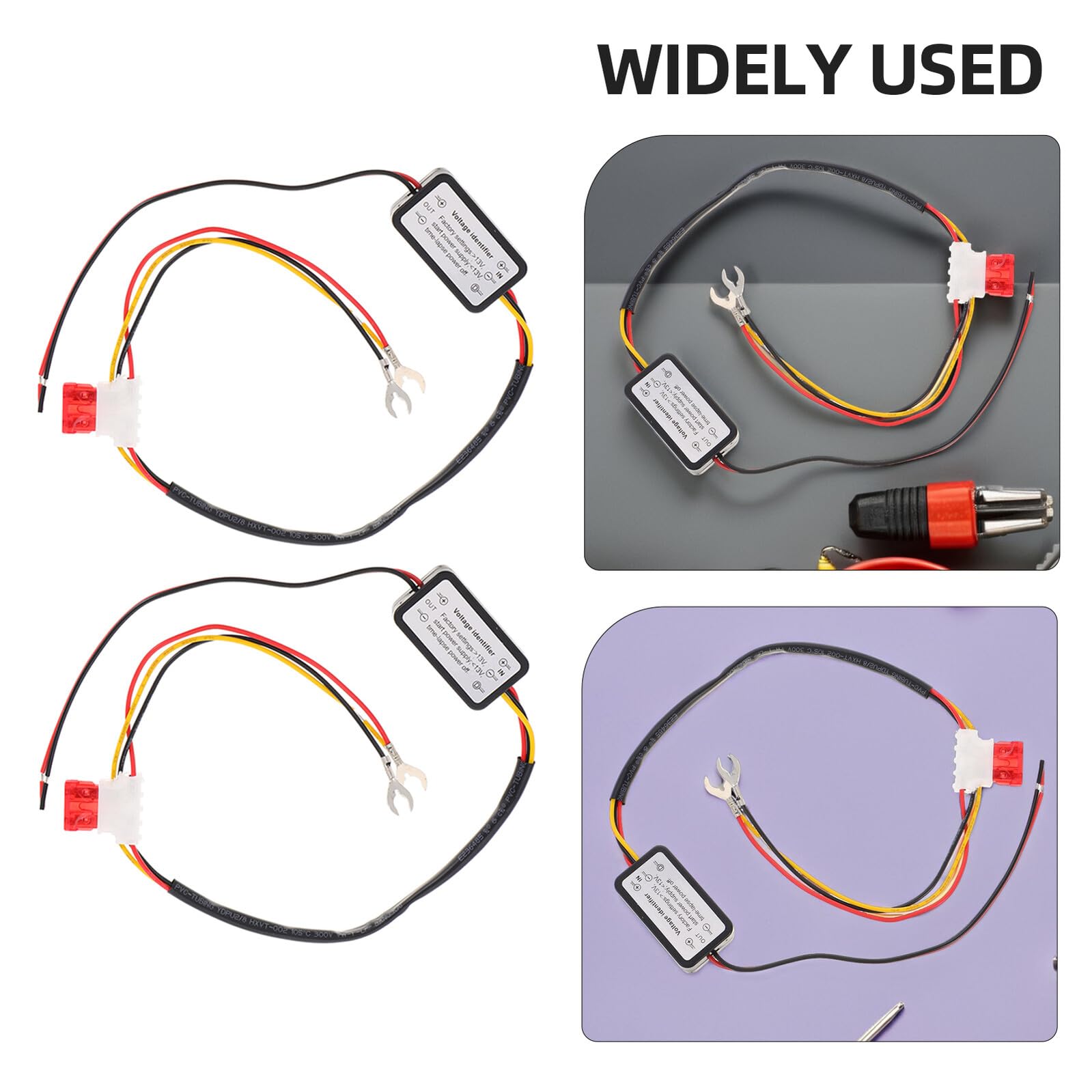 Cabilock 2 Szt. Szt Timer Do Świateł Do Jazdy Dziennej Drl z Inteligentnym Opóźnieniem Wyłączania Moduł Sterujący Światłami Samochodowymi dla Bezpiecznej i Płynnej Kontroli Oświetlenia Auta