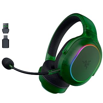 Razer Barracuda X Chroma Wireless Gaming Headset 2.4GHz Wireless & Bluetooth - Lightweight - RGB - 40mm Drivers - Cardioid Mic - 70 Hr Battery - For PC, Mac, PS5, Switch 2, Smartphone - Phantom Green