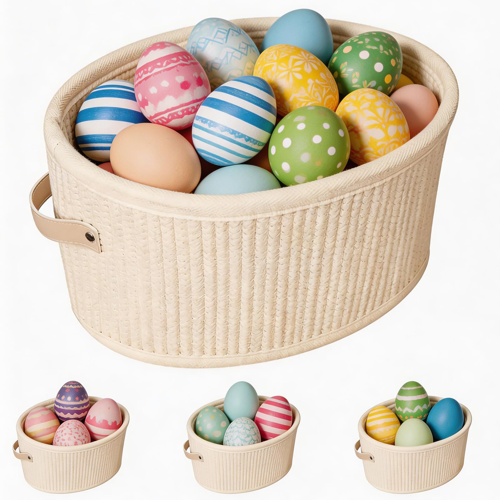 50% Off Keeswin 3-Pack Small Woven Storage Baskets