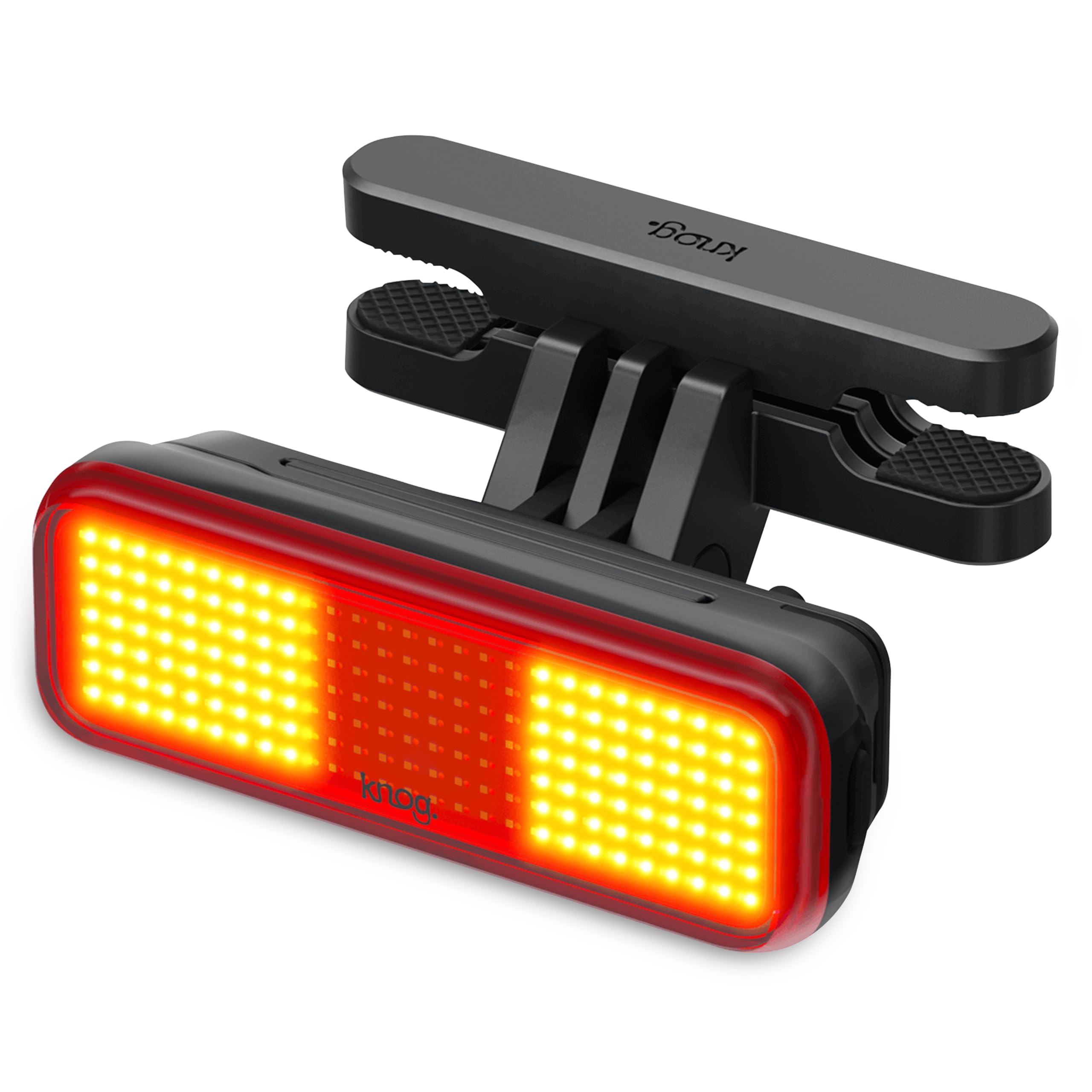 Knog Blinder Link Rear Bike Light - Powerful Bike Taillight Mounts Below Saddle for Maximum Visibility, Innovative Rear Light Keeps Seat Post Clutter-Free