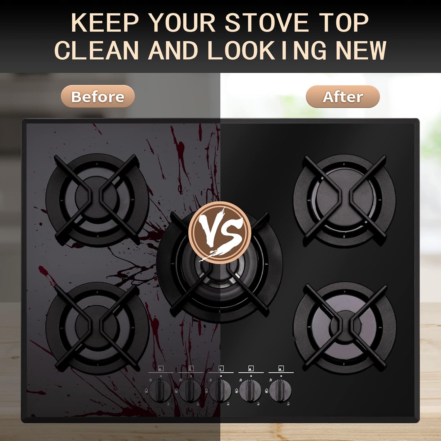 Buy 2 Pcs Stove Cover Reusable Gas Stove Burner Covers Oven Liners Mat