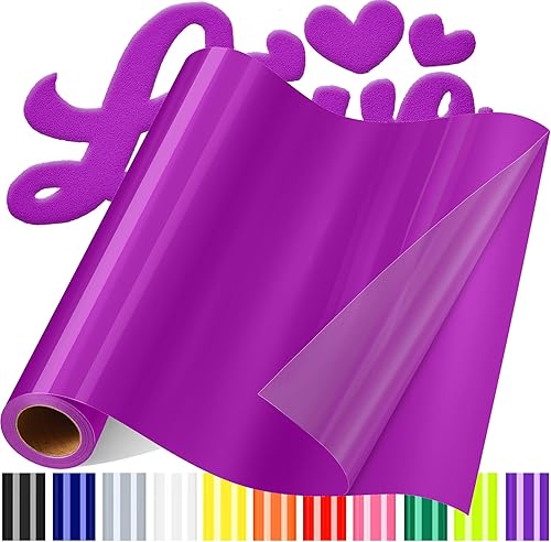 Vinilo de transferencia de calor 3D para camisetas, vinilo 3D Puff HTV de 12 x 6 pies, vinilo de transferencia de calor 3D HTV para prensa de calor,