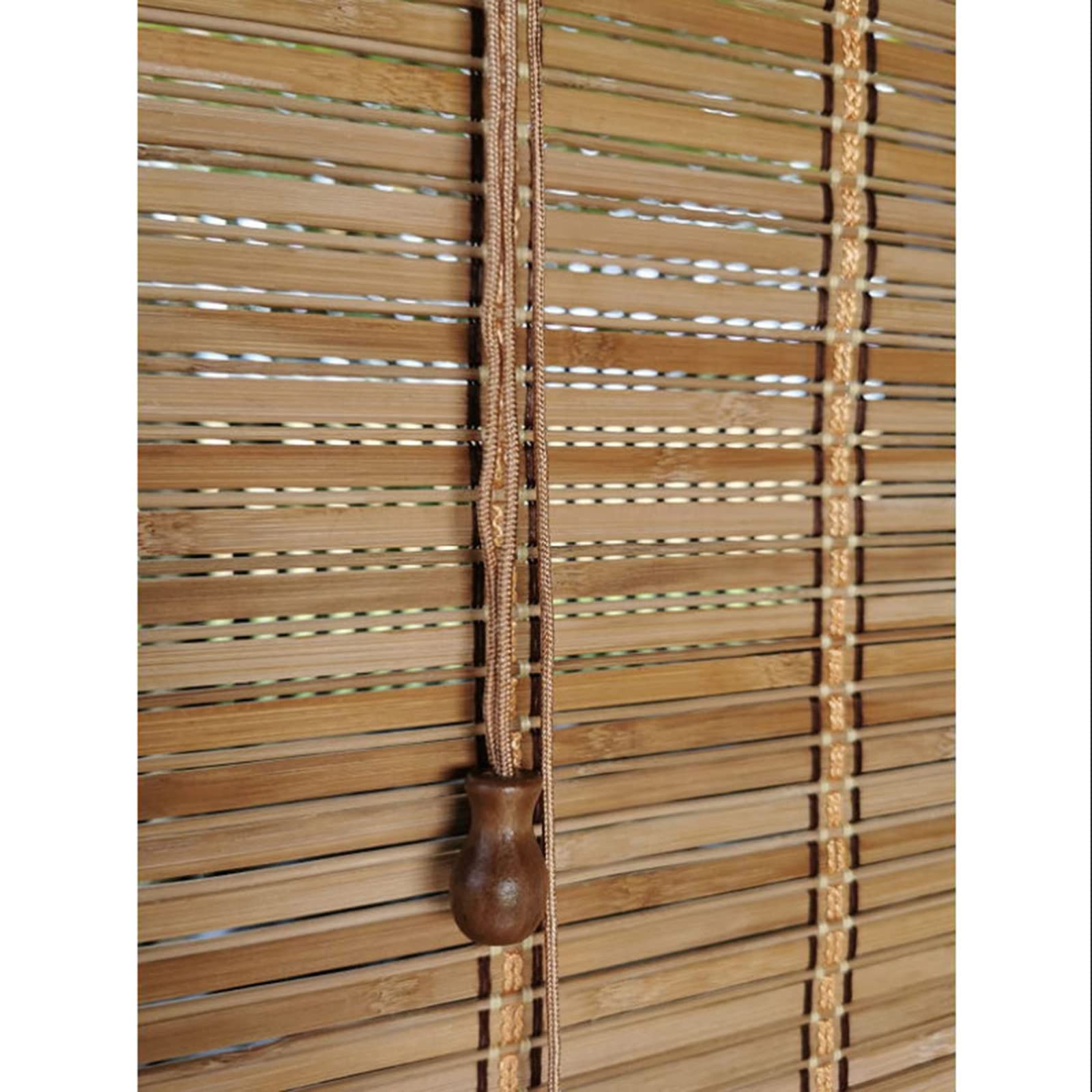 Store en bambou réglables de haute qualité, rideaux rétro chic