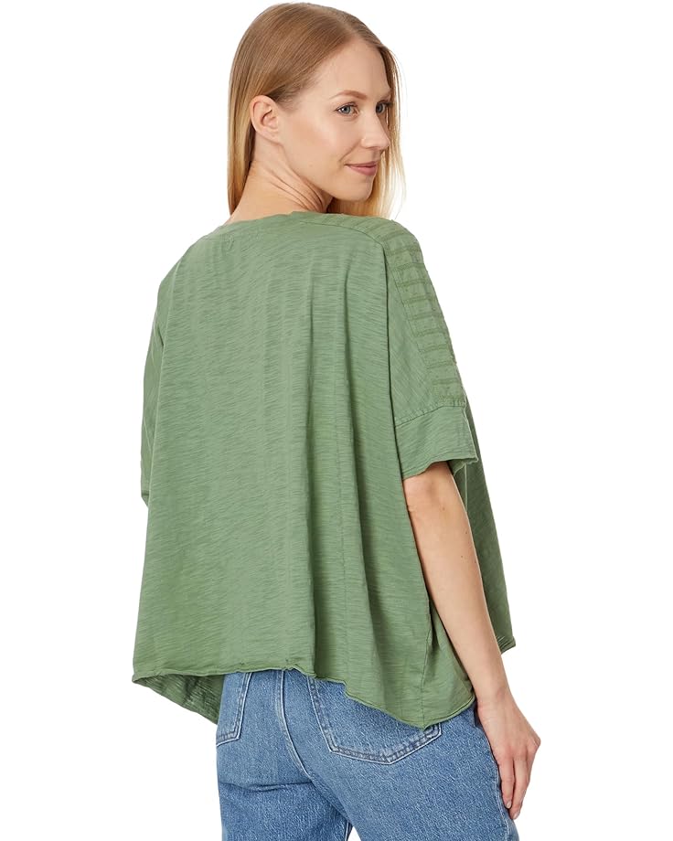 Mod-o-doc Half Sleeve Open Crew Oversized Boxy Tee - #2 of 4