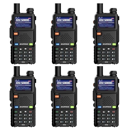 BAOFENG 5RM 10W Ham Radio Handheld Tri-Band 2 Way Radio