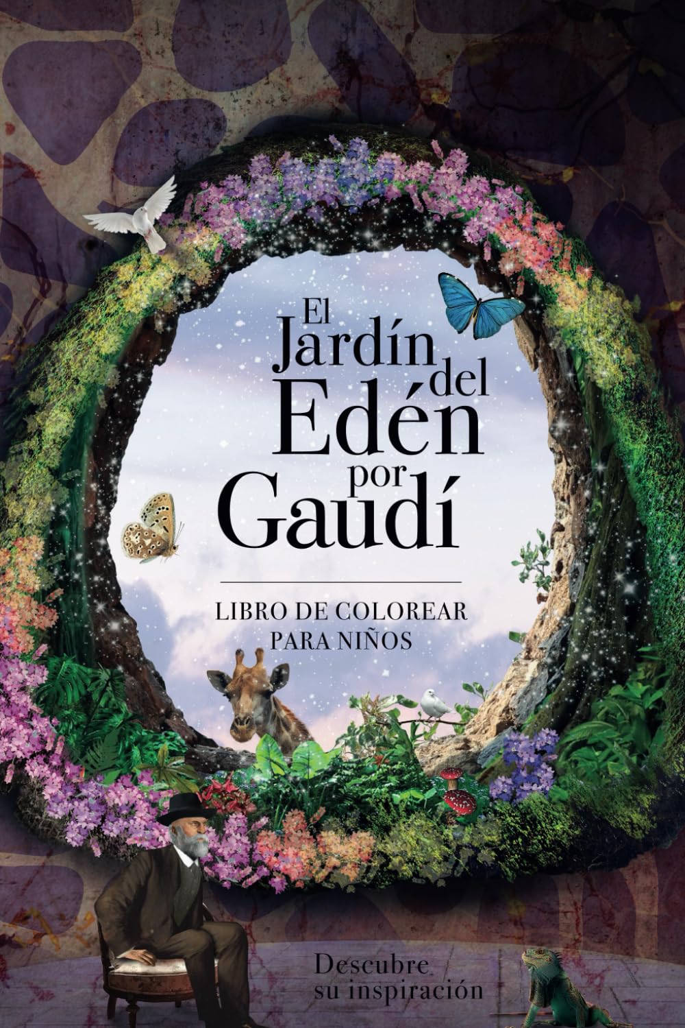 EL JARDÍN DEL EDÉN POR GAUDÍ: LIBRO DE COLOREAR PARA NIÑOS (Spanish Edition)