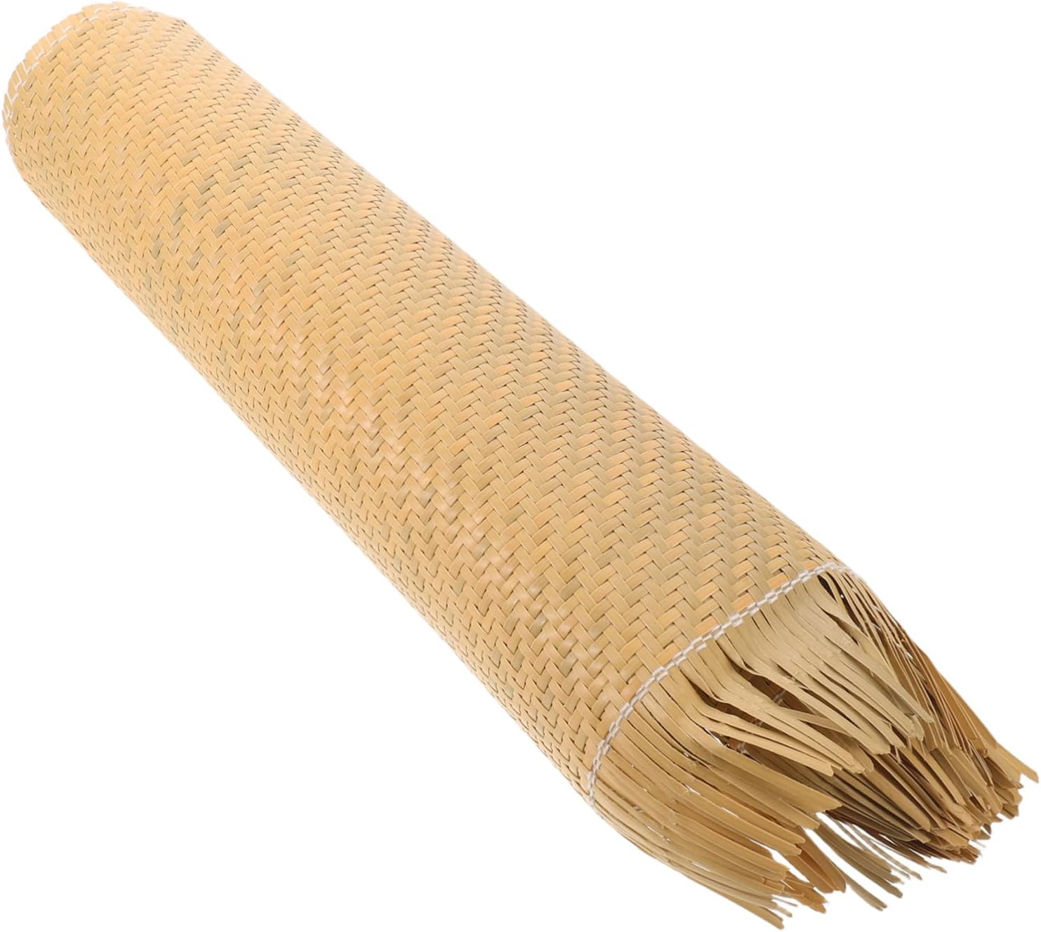 VINTORKY Imitation Woven Rattan Roll Cane Webbing for Chair and Cabinet Use, Lightweight Pp and Pe Material with V Shape Pattern, for Craft Making and Lampshade Webbing Sheets, Provides