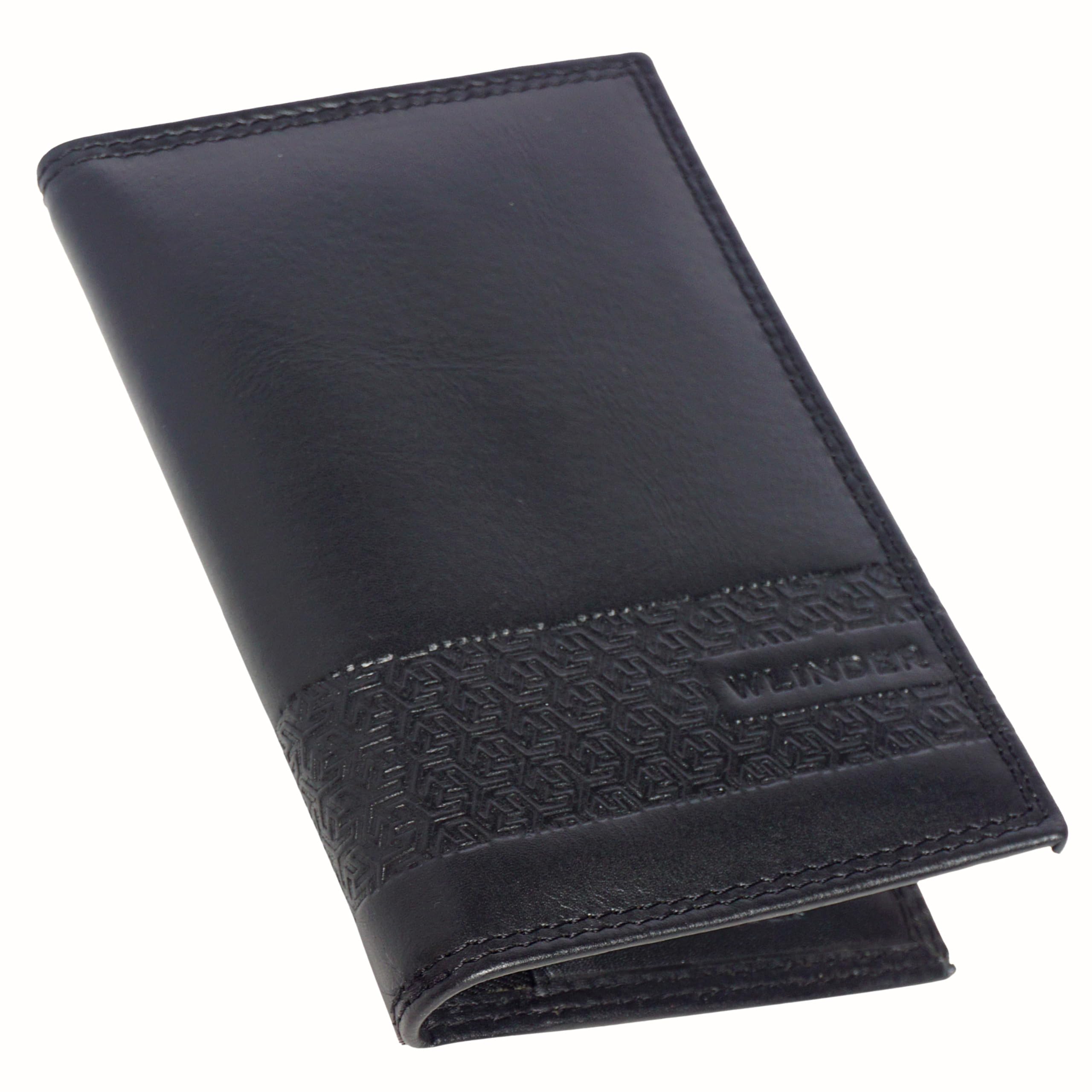Genuine Leather Passport Holder Cover - Stylish and Durable Passport Cover - Passport Holder for Men with Multiple Card Slots and RFID Protection (Obsidian Black)-image-47