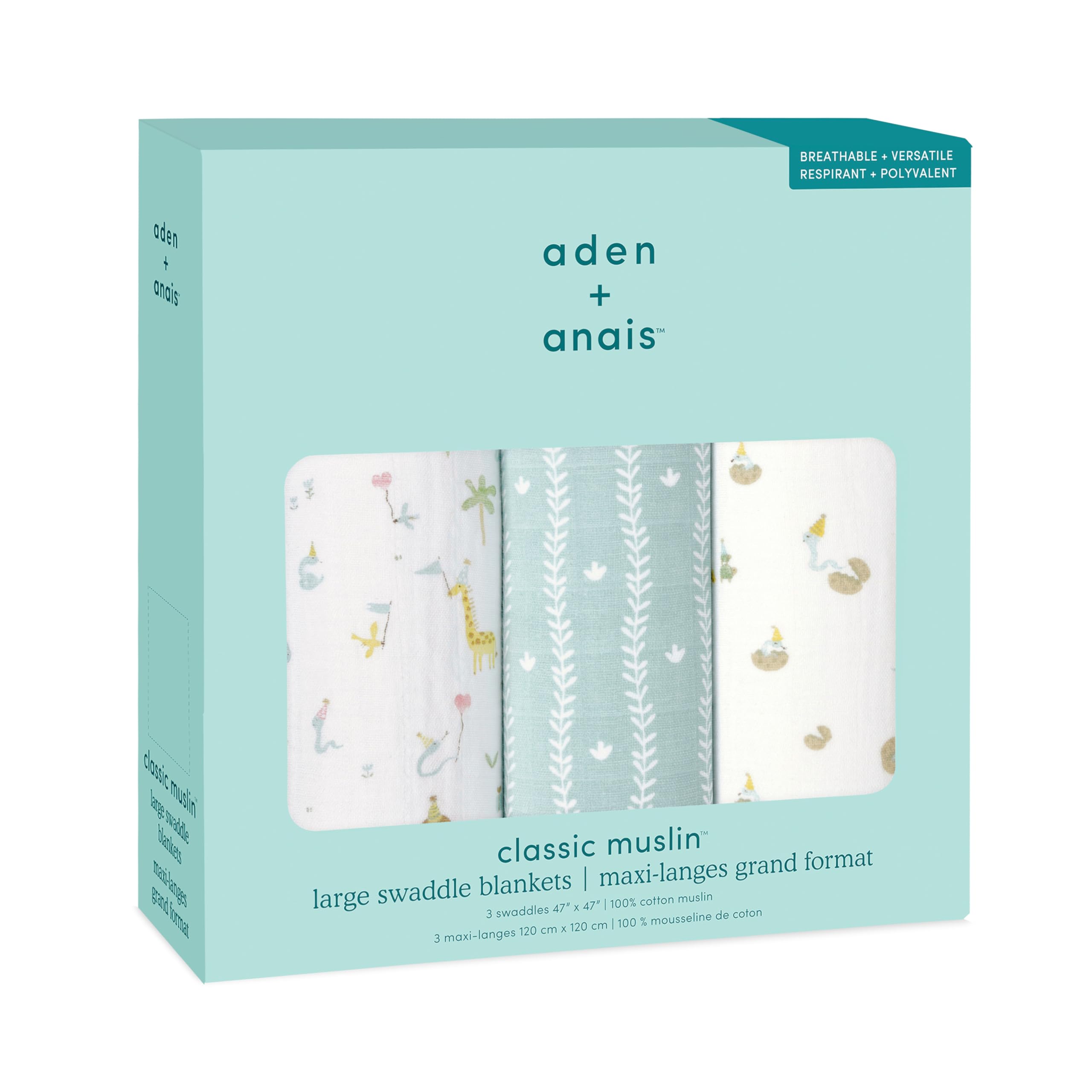 Amazon | aden + anais エイデンアンドアネイ おくるみ イヤー