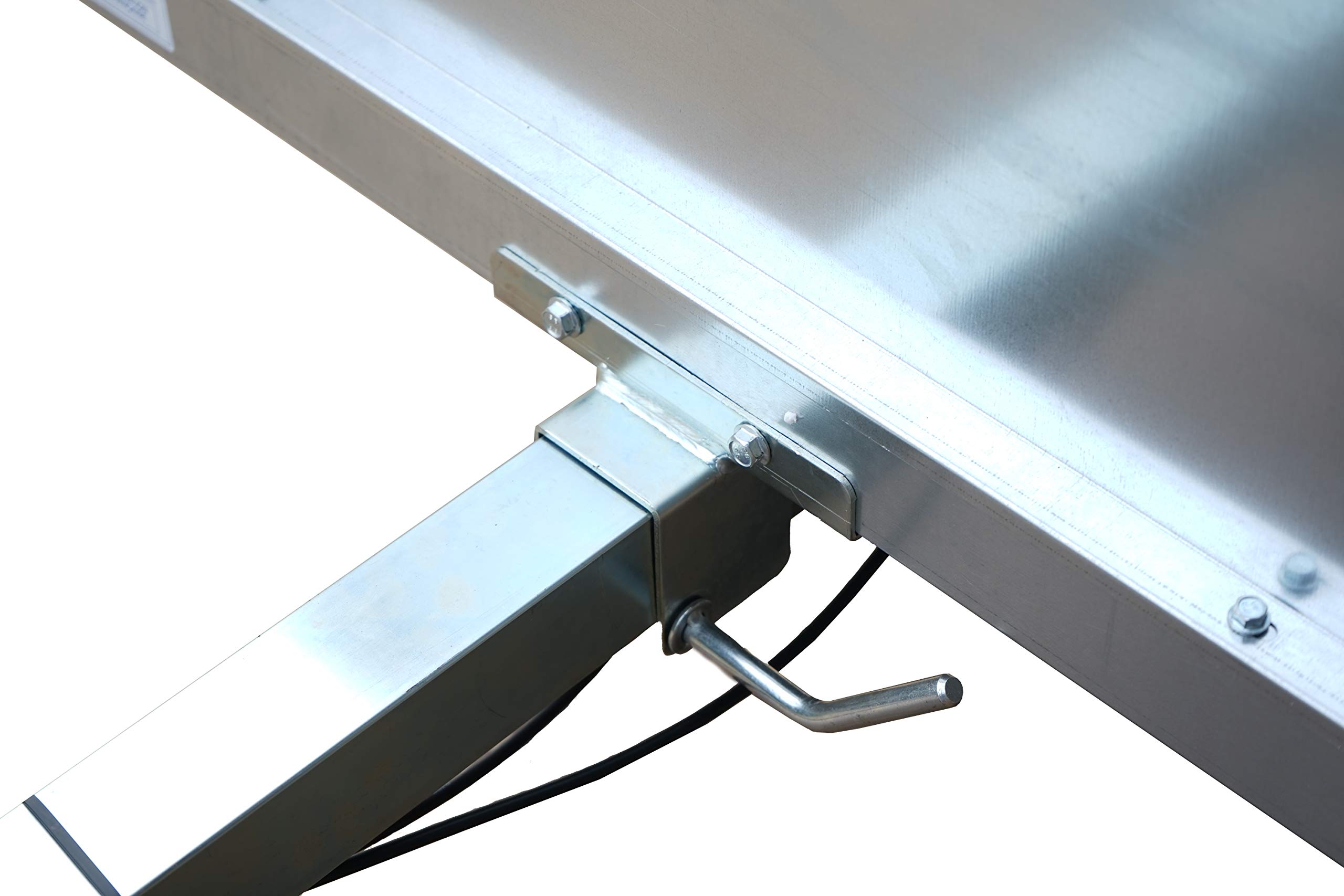 Remolque de Coche Acero galvanizado de 128x92x38cm. Potencia de Eje 450kg. Carro para Coche