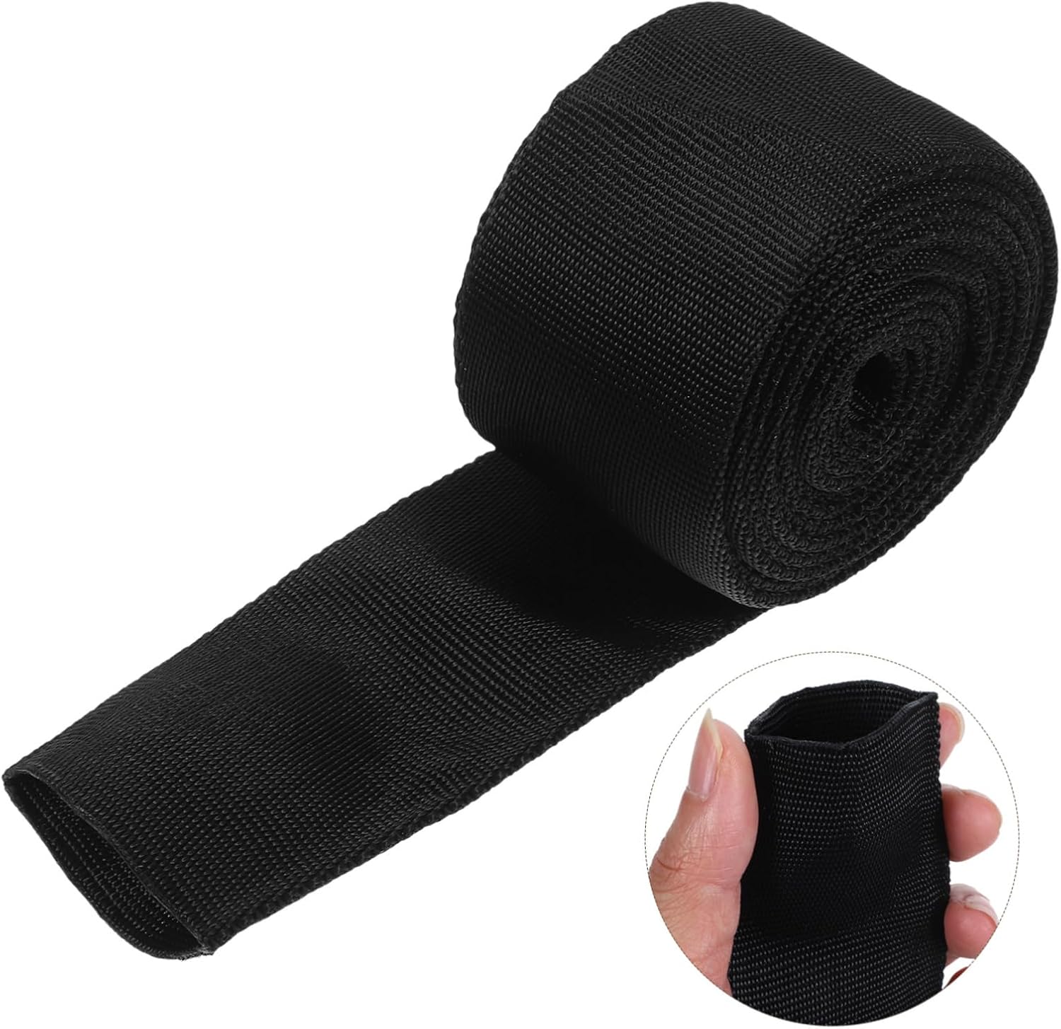 Winch Rope Protector Sleeve Protective Cover for Electric Heavy Duty Design Prevents Wear and Tear Wide for Off-Road and Towing Applications