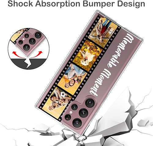 Miniatura 5 de Funda de teléfono personalizada con múltiples imágenes para Samsung Galaxy S22 Ultra 5G, funda personalizada de collage de imágenes con protector de