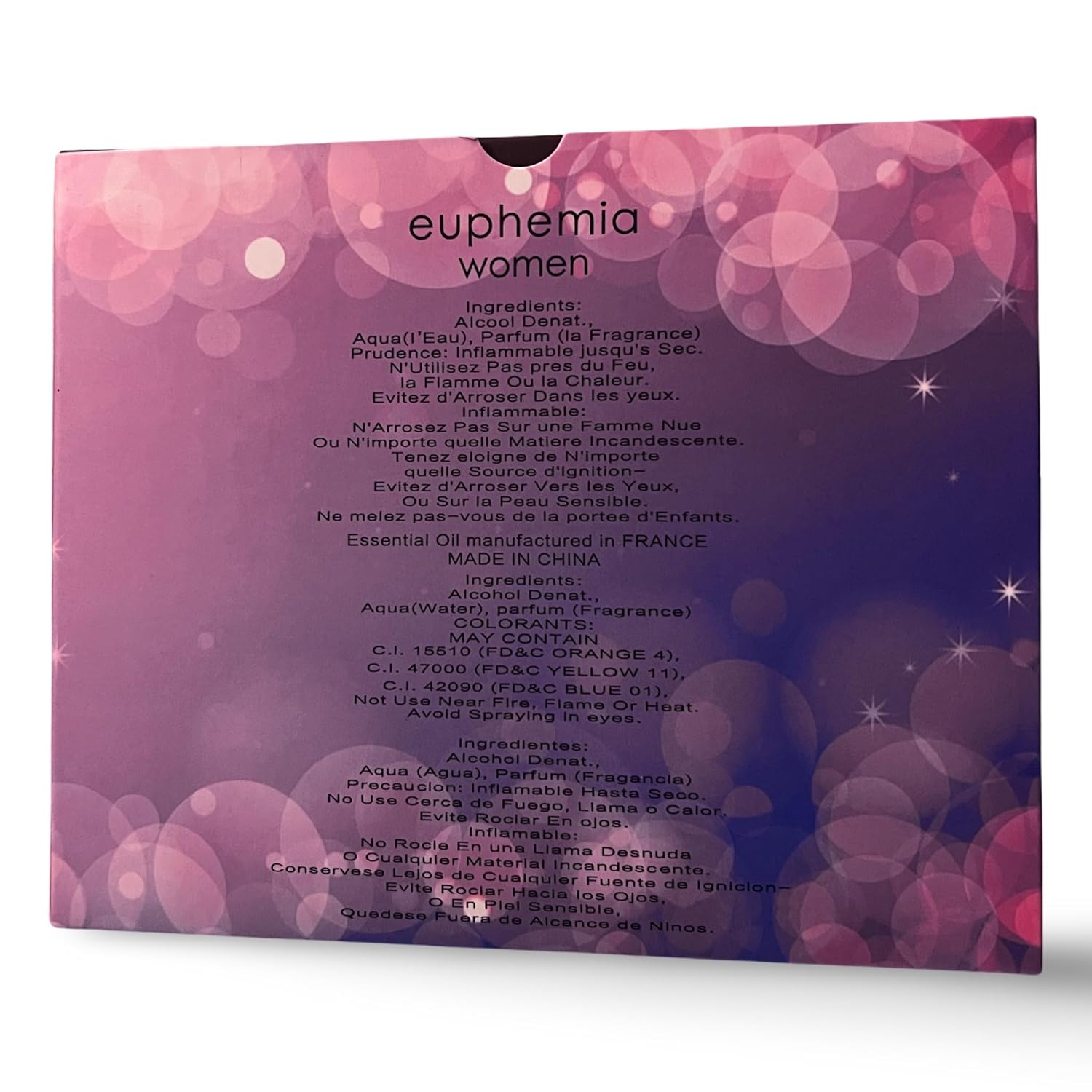 Secret Plus Euphemia Women's Eau de Parfum, Natural Spray with Pomegranate, Black Orchid, Amber, Mahogany Wood Notes, 3.4 Fl Oz - Image 4