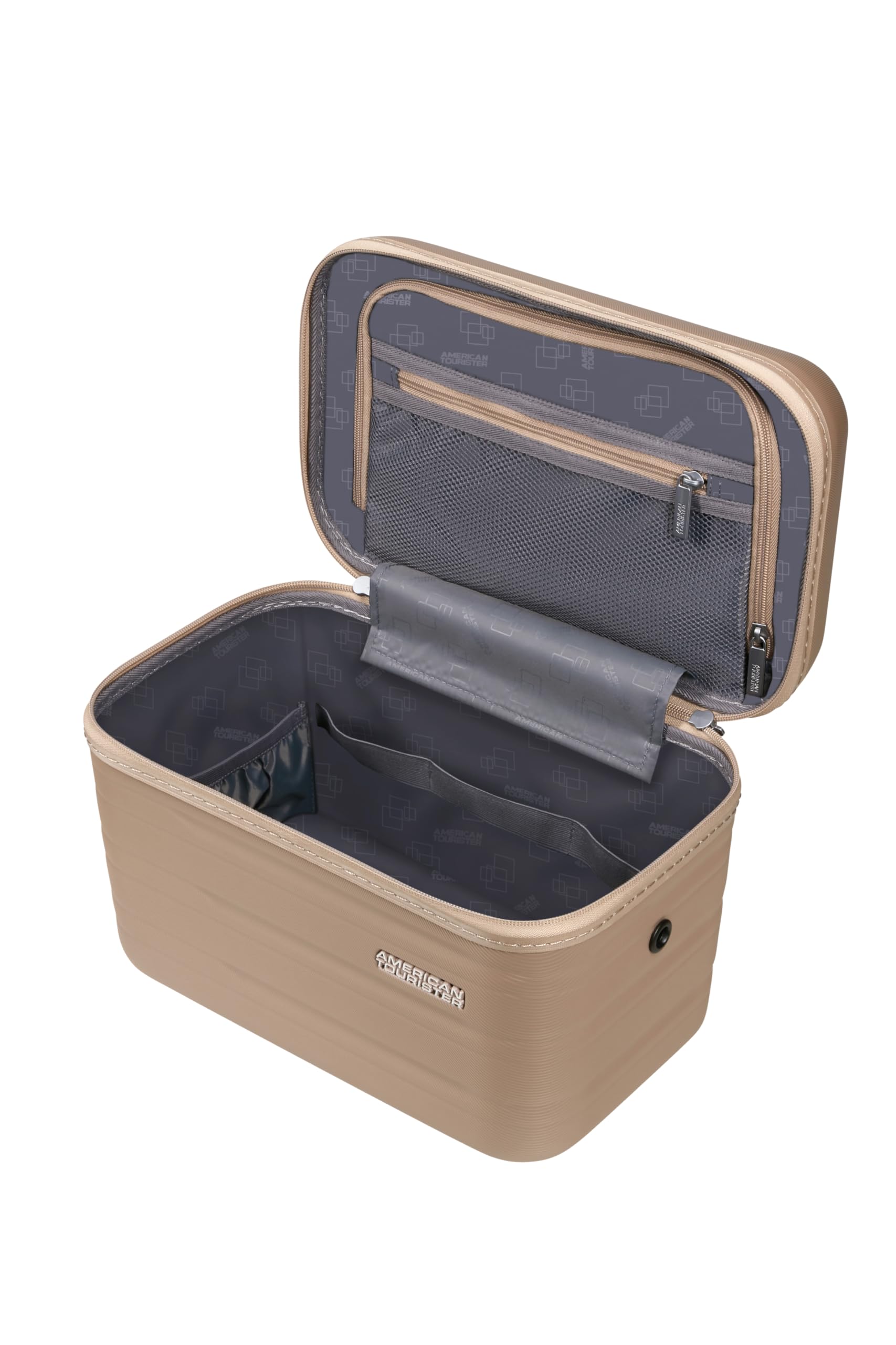 American Tourister Trousse de Maquillage Flashline Beauty Case Ivory Gold Taupe