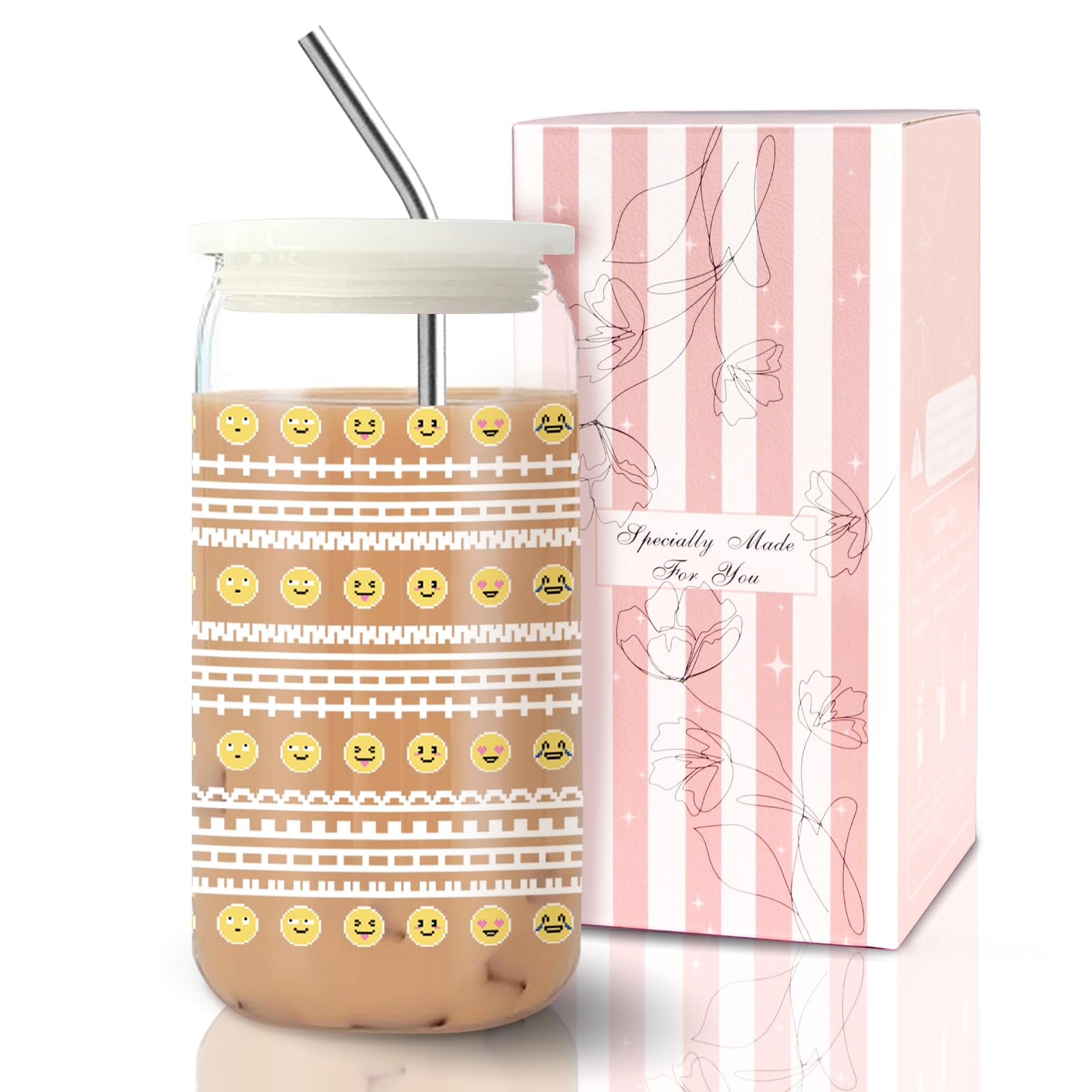 Hidden Message Coffee Mug 16oz Funny Iced Coffee Cup Humorous Cup Boo Basket Gifts Unique Cute Office Gifts