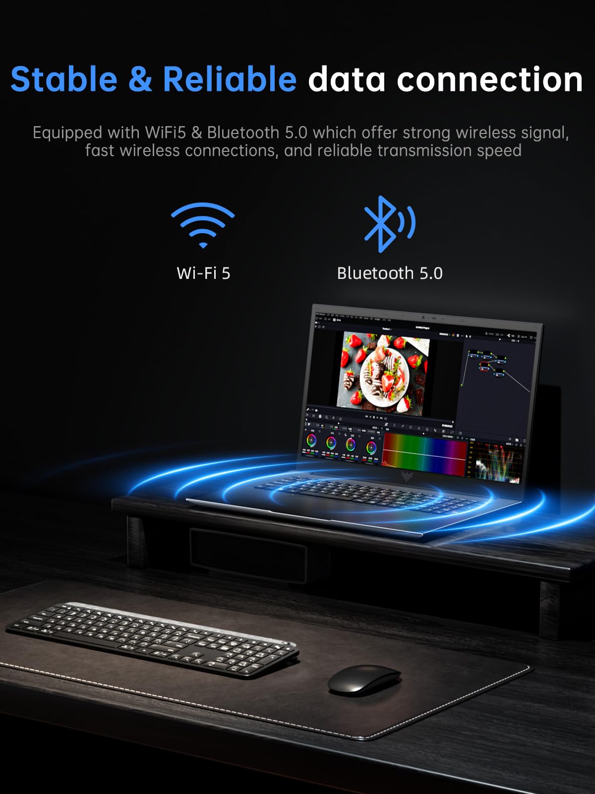 ACEMAGIC AX18 18,5-Zoll-FHD-Laptop, N150-Prozessor mit bis zu 3,6 GHz, 16 GB RAM, 512 GB SSD, Full-HD-Display, unterstützt WLAN 5, Bluetooth 5.0, 3 × USB 3.2, langlebiger 8000-mAh-Akku