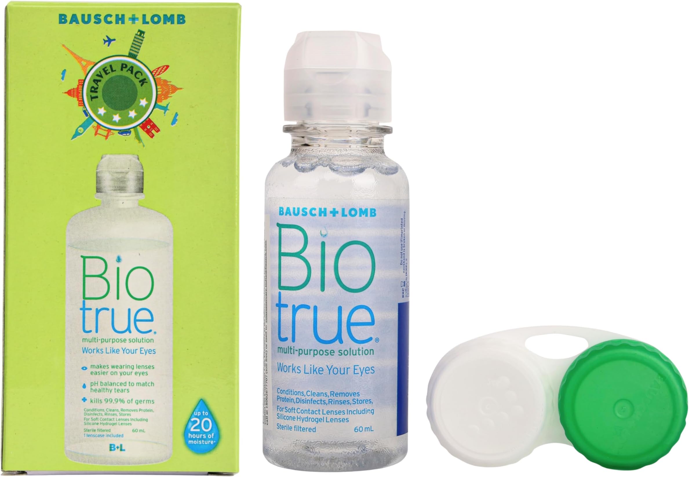 Bausch + Lomb Biotrue Multi-Purpose Contact Lens Solution 60ml (Pack of 1)