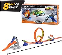 Vista 2 de Driven by Battat Juego de acrobacias de juguete Juego de 16 piezas de juguete de carreras Juguetes de carreras y juegos para niños Coche