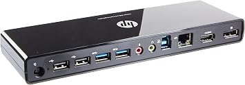 محطة إرساء HP USB 3.0 Port Replicator (H1L08AA # ABA)