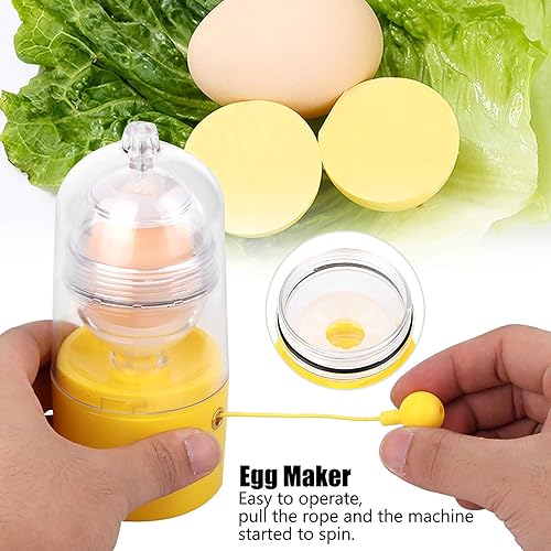 Miniatura 5 de Fdit Batidor portátil de huevos batidor de huevos de oro de mano para hacer huevos de yema de huevo, mezclador blanco, accesorios de cocina para